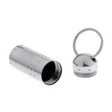 Maxbell Maxbell Titanium Waterproof Anti Rust Mini Toothpick/Earpick/Capsule Holder, Portable Outdoor Keychain Box