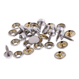 Maxbell 4x10 Set Stainless Boat Cover/Canopy Fittings Snap Fastener Screw Stud Sockets