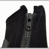 2xWetsuits Neoprene 5mm Hi Cut Zipper Boot Snorkeling Diving Boots L (41-42)