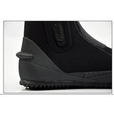 2xWetsuits Neoprene 5mm Hi Cut Zipper Boot Snorkeling Diving Boots L (41-42)