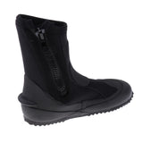 2xWetsuits Neoprene 5mm Hi Cut Zipper Boot Snorkeling Diving Boots L (41-42)