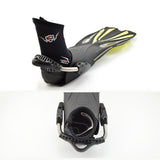 2xWetsuits Neoprene 5mm Hi Cut Zipper Boot Snorkeling Diving Boots XL (43-44)