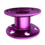 Maxbell 2x Empty Aluminum Alloy Scuba Diving Finger Reel Guide Line Spool Red Purple
