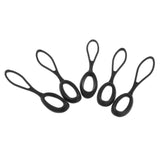 Maxbell 5 Pieces Non-slip Strong Zipper Pull Cord Zip Puller Zip Fastener Black - Aladdin Shoppers