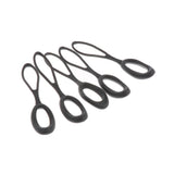 Maxbell 3x5 Pieces Non-slip Strong Zipper Pull Cord Zip Puller Zip Fastener Grey