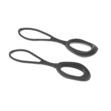 Maxbell 4x5 Pieces Non-slip Strong Zipper Pull Cord Zip Puller Zip Fastener Grey