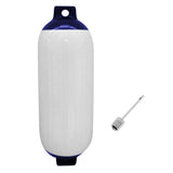 Maxbell 2pcs Marine Boat Fender Premium PVC Bumper Dock Shield Protection Blue White