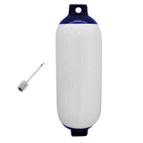 Maxbell 2pcs Marine Boat Fender Premium PVC Bumper Dock Shield Protection Blue White