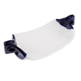 Maxbell 2pcs Marine Boat Fender Premium PVC Bumper Dock Shield Protection Blue White