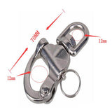 Maxbell Heavy Duty  Stainless Steel Quick Release Swivel Eye Snap Shackle Hook Clip