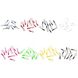 Maxbell 10Pcs Plastic Zipper Pull Cord Zip Puller Slider for Clothes Bags White - Aladdin Shoppers