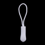 Maxbell 10Pcs Plastic Zipper Pull Cord Zip Puller Slider for Clothes Bags White - Aladdin Shoppers