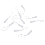 Maxbell 10Pcs Plastic Zipper Pull Cord Zip Puller Slider for Clothes Bags White - Aladdin Shoppers