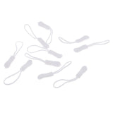 Maxbell 10Pcs Plastic Zipper Pull Cord Zip Puller Slider for Clothes Bags White - Aladdin Shoppers