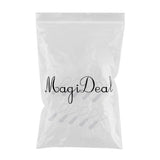 Maxbell 10Pcs Plastic Zipper Pull Cord Zip Puller Slider for Clothes Bags White - Aladdin Shoppers
