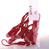Maxbell 10Pcs Plastic Zipper Pull Cord Zip Puller Slider for Clothes Bags Dark Red - Aladdin Shoppers