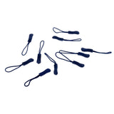 Maxbell 10Pcs Plastic Zipper Pull Cord Zip Puller Slider for Clothes Bags Dark Blue - Aladdin Shoppers