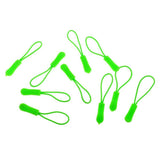 Maxbell 10Pcs Plastic Zipper Pull Cord Zip Puller Slider for Clothes Bags Green - Aladdin Shoppers