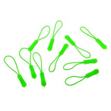 Maxbell 10Pcs Plastic Zipper Pull Cord Zip Puller Slider for Clothes Bags Green - Aladdin Shoppers