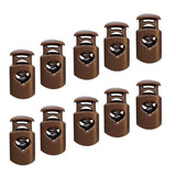 Maxbell 4x10 Pieces Plastic Barrel Shock Cord Rope Toggle End Lock Stopper Repalcement