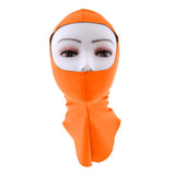 Maxbell Fashion Pool Mask Head Sunblock UV Sun Protection Face Mask Swim Cap Orange - Aladdin Shoppers