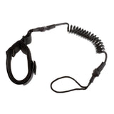 Maxbell Surfboard Longboard Leash 5' Coiled Stand-Up Paddle Board Leash SUP - Black - Aladdin Shoppers