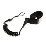 Maxbell Surfboard Longboard Leash 5' Coiled Stand-Up Paddle Board Leash SUP - Black - Aladdin Shoppers