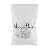 Maxbell 200 Piece 16cm Heavy Duty Ball Bungee Cord Tie down Cord Canopy Straps white