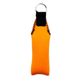 Maxbell 2pcs Rectangle Neoprene Floating Keyring for Boating Sailing Rose Red&Orange