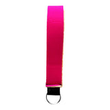 Maxbell Neoprene Wristlet Keychain Wrist Strap Band Key Holder Split Ring Red+Blue