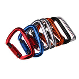 Maxbell Maxbell 28KN Aluminum Rock Climbing Hiking Auto Locking Carabiner blue