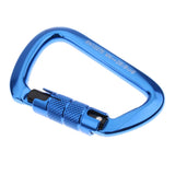 Maxbell Maxbell 28KN Aluminum Rock Climbing Hiking Auto Locking Carabiner blue