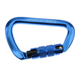Maxbell Maxbell 28KN Aluminum Rock Climbing Hiking Auto Locking Carabiner blue