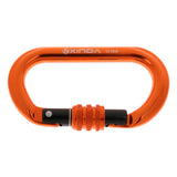 Maxbell Maxbell Rock Climbing Carabiner Screw Locking O-Shaped Buckle 8KN-25KN Orange