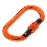 Maxbell Maxbell Rock Climbing Carabiner Screw Locking O-Shaped Buckle 8KN-25KN Orange