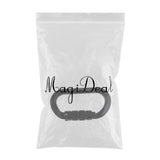 Maxbell Maxbell Oval Climbing Carabiner 25KN Aluminum Auto Locking Carabiner black