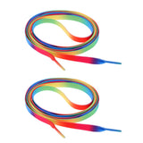 2 Pair Knitted Shoelace for Roller Skates Boots Hockey Skates Camo