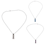 Maxbell Maxbell Titanium Alloy Waterproof Pill Box Holder for Camping Travel Hiking Silver