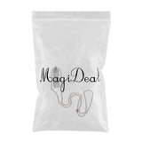 Maxbell Maxbell Titanium Alloy Waterproof Pill Box Holder for Camping Travel Hiking Silver