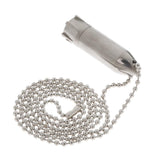 Maxbell Maxbell Titanium Alloy Waterproof Pill Box Holder for Camping Travel Hiking Silver