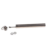 Maxbell Maxbell Titanium Alloy Camping Toothpick Box Ear Pick Holder with Ear Pick Silver
