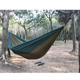 Maxbell Maxbell Double Person Portable Travel Camping Hammock Green and Brown