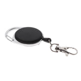 Maxbell 2x2 Pieces Retractable Keychain Key Ring Recoil Pull Reel Belt Clip
