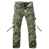 Men's Sports Trousers Cotton Pants Outdoor Hiking Trekking Training Camo 38