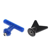 Maxbell Steel Track Spikes Wrench Tools for Sports Tracking Shoes Black Wing Handle - Aladdin Shoppers