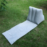 Maxbell Inflatable Beach Festival Camping Loungers Back Pillow Cushion Chair grey - Aladdin Shoppers