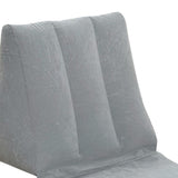 Maxbell Inflatable Beach Festival Camping Loungers Back Pillow Cushion Chair grey - Aladdin Shoppers