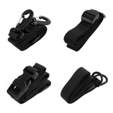 Maxbell 4xOutdoor Strapping Band Backpack Webbing Strap Belt Swivel Clip Buckle