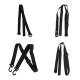 Maxbell 4xOutdoor Strapping Band Backpack Webbing Strap Belt Swivel Clip Buckle