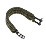 Maxbell Maxbell Survival Outdoor Buckle Rope Paracord Bracelet Shackle 20x3cm Army Green